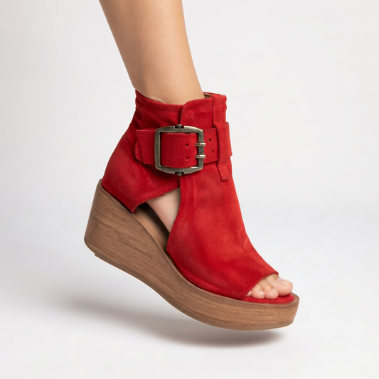 Chloe Buckle Wedges
